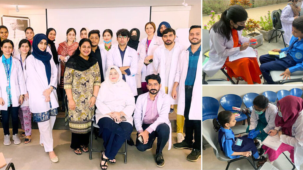 FJDC team conducts check-up of school children