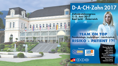 Zahnärztekongress 2017: „Team on top: Risiko – Patient!?!“ Zahnärztekongress 2017: „Team on top: Risiko – Patient!?!“