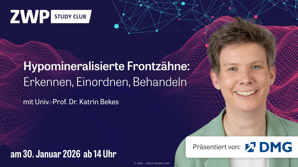 Webinar mit Prof. Bekes zum MIH-Symposium zu hypomineralisierten Frontzähnen