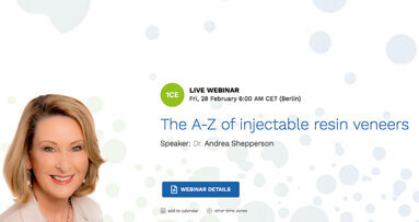 Free webinar focuses on injectable composite resin veneers