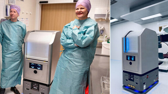 Erster autonomer selbstfahrender Versorgungsroboter an der Innsbrucker Klinik