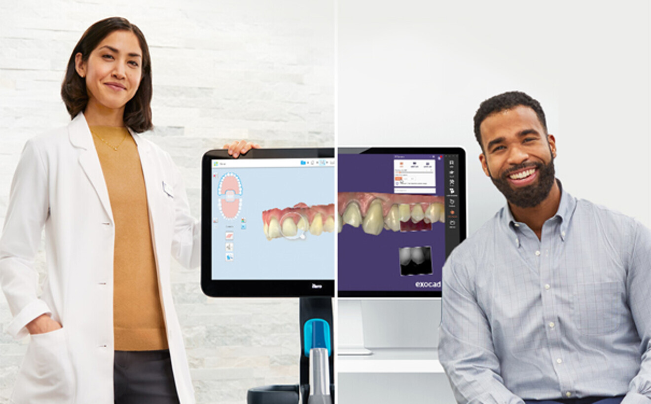 To improve collaboration between laboratories and dentists, clinicians can now share external case-related files like images, videos and radiographs with exocad DentalCAD users via the MyiTero portal. 