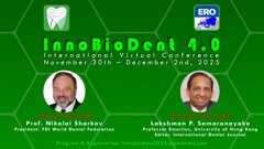 Vă invităm la InnoBioDent 4.0 – Conferința Virtuală Internațională de Stomatologie Biologică Inovatoare