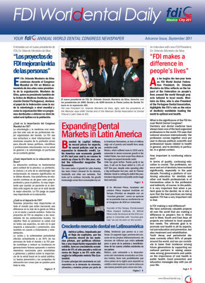 World Dental Daily Mexico City 2011 Advanced Issue World Dental Daily Mexico City 2011 Advanced Issue