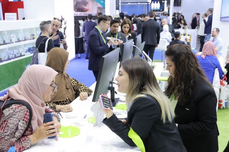 This year’s theme for AEEDC Dubai was “Leading the dental world into the future”.  (Image: INDEX Holding)
