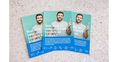 Voorlichtingsfolder over mondgezondheid in eenvoudige taal