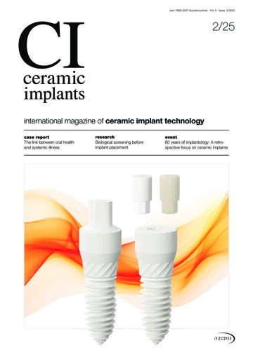 ceramic implants international No. 2, 2025