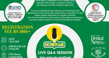 Karachi Dental Professionals Seminar: Mastering SRB Tax Compliance & SHCC Registration