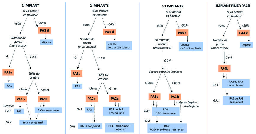 Fig. 5 : Arbre décisionnel diagnostic et thérapeutique de la classification APARA.