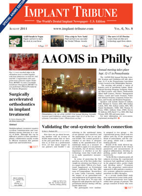 Implant Tribune U.S. No. 8, 2011