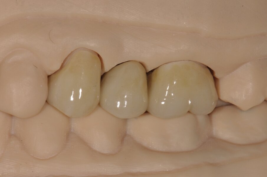Fig. 15 - Visione del modello coi manufatti in centrica coi modelli realizzati.