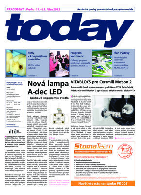 today Pragodent 2012 today Pragodent 2012