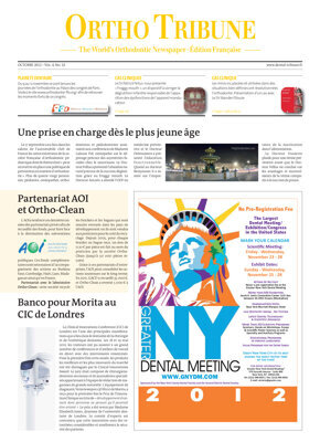 Ortho Tribune France No. 1, 2012