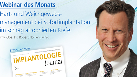 Live-Webinar zu Sofortimplantation im schräg atrophierten Kiefer