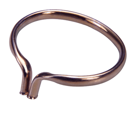 GOLD G-RINGS WITH STANDARD LENGTH TINES