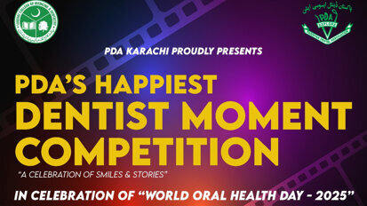 PDA Karachi launches “Happiest Dentist Moment” competition for World Oral Health Day 2025
