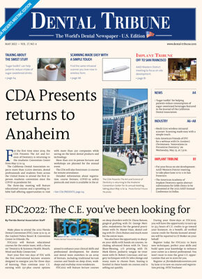 Dental Tribune U.S. No. 4, 2022 Dental Tribune U.S. No. 4, 2022