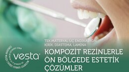 Kompozit Rezinlerle Ön Bölgede Estetik Çözümler