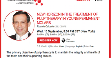 Conferencia online sobre el tratamiento pulpar de molares primarios permanentes