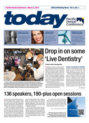 today Pacific Dental Conference 7 March today Pacific Dental Conference 7 March