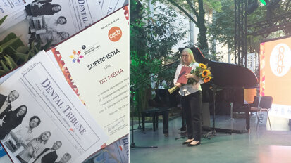 Equipe do Dental Tribune Poland homenageada na CEDE