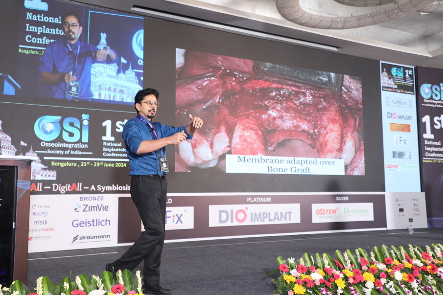 Fig 25: Industrial symposium - Exploring i-Fix Implants by Dr.Mayur Kaushik