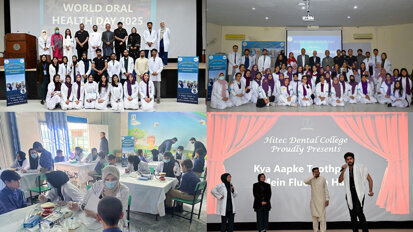 HITEC-IMS Dental College celebrates World Oral Health Day 2025 with week-long activities