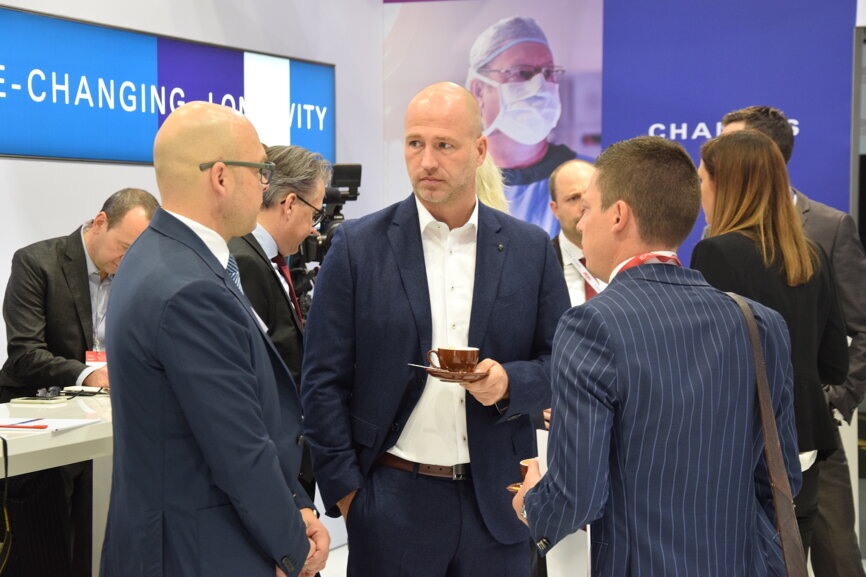 Media and industry partners had the chance to network whilst enjoying a variety of coffee specialities and pastries. (Photograph: Monique Mehler, DTI)