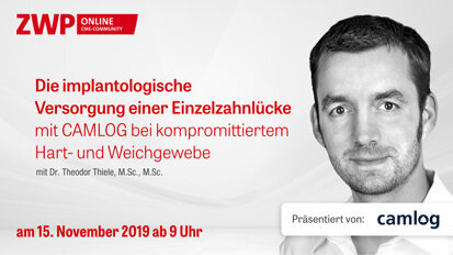 Am 15. November: CAMLOG Live-OP mit Dr. Theodor Thiele Am 15. November: CAMLOG Live-OP mit Dr. Theodor Thiele