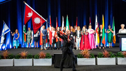 The traditional flag ceremony opened the 2019 ISDH. (Photograph: IFDH)