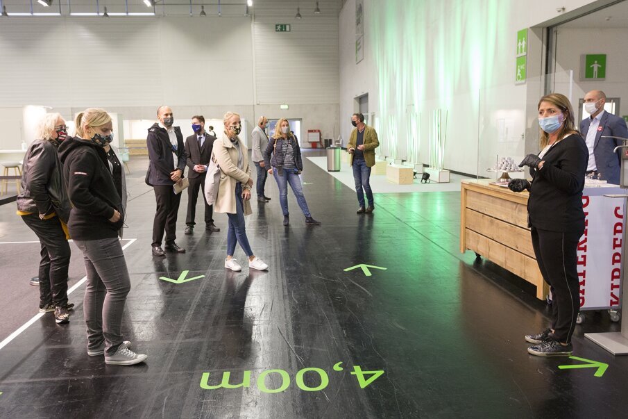 Generously planned stands ensure that minimum distances are observed. (Image: IDS Cologne)