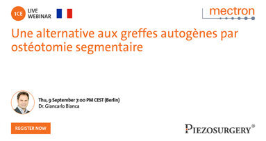 Rendez-vous avec le Dr Giancarlo Bianca, jeudi le 9 septembre à 19h