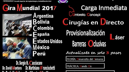 Cursos de Implantología, Elevación de seno, Barreras oclusivas y Láser