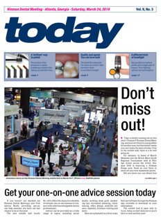 today Hinman Dental Meeting Atlanta March 24, 2018 today Hinman Dental Meeting Atlanta March 24, 2018