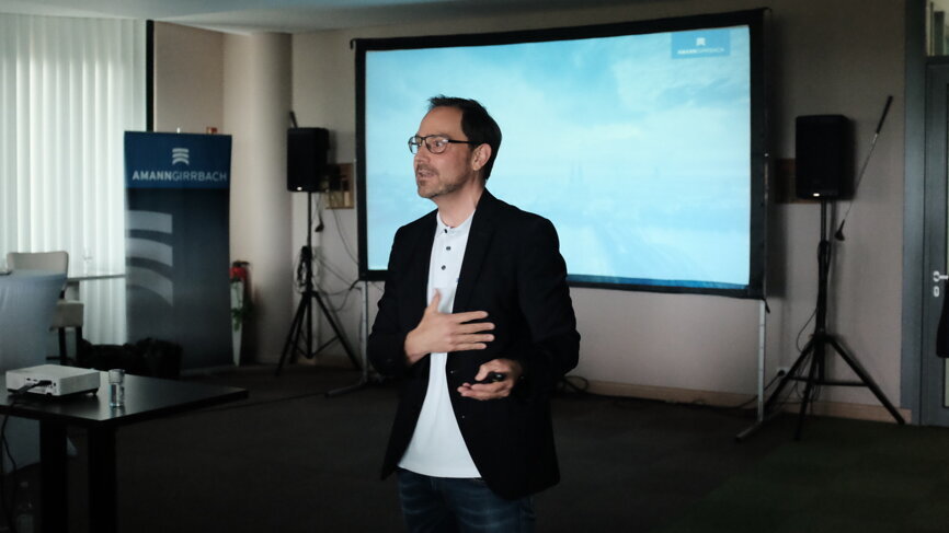 Zahntechnikermeister Christian Lang, Ausbildungsleiter bei Amann Girrbach Deutschland. © Jeremy Booth, Dental Tribune International