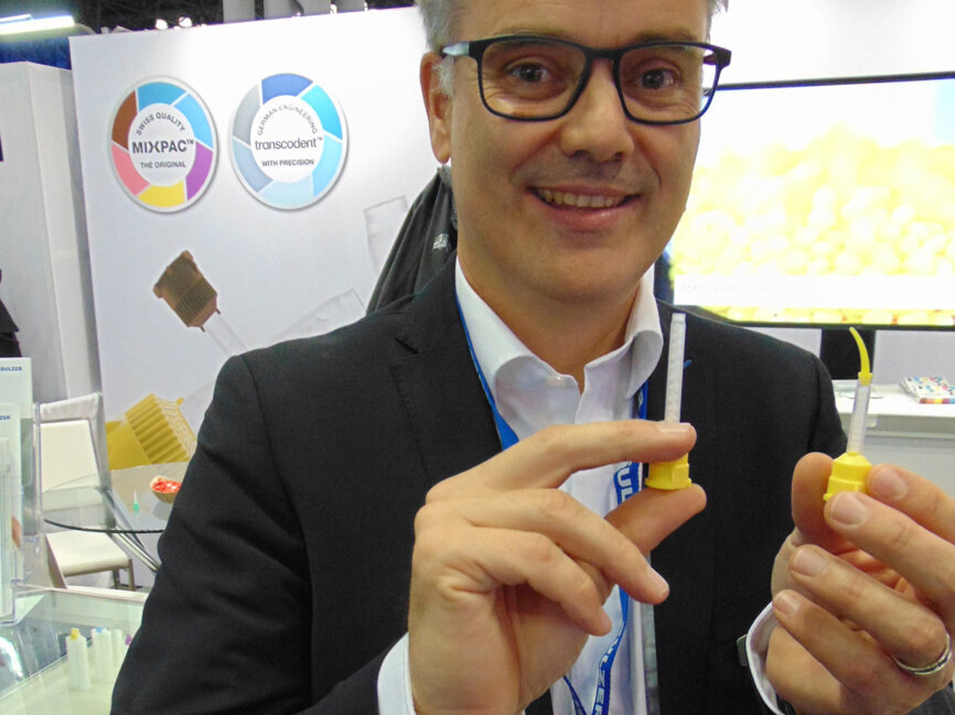 Daniel Ferrari of Sulzer Mixpac. (Photo: Fred Michmershuizen/DTA)