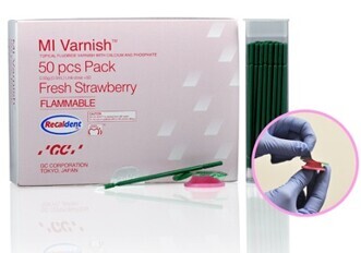 MI Varnish with RECALDENT (CPP-ACP) Topical fluoride varnish with Calcium and Phosphate MI Varnish with RECALDENT (CPP-ACP) Topical fluoride varnish with Calcium and Phosphate