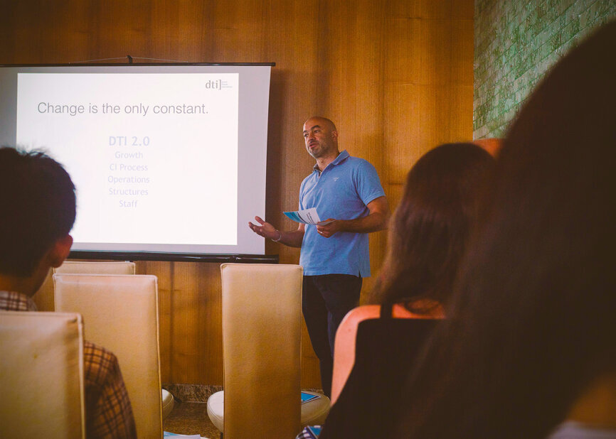 President and CEO of DTI Torsten Oemus announced that in the future he wants the company to focus even more on content. (Photograph: Tom Carvalho, DTI)