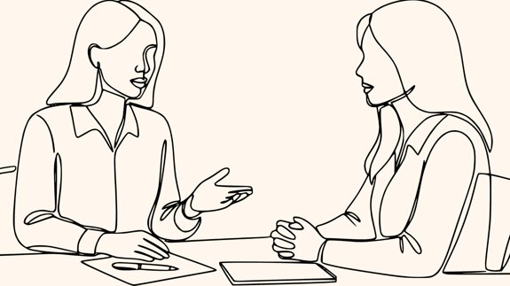 Mondhygiënist Samora Wijsman en tandarts Carolien Schut zijn coach