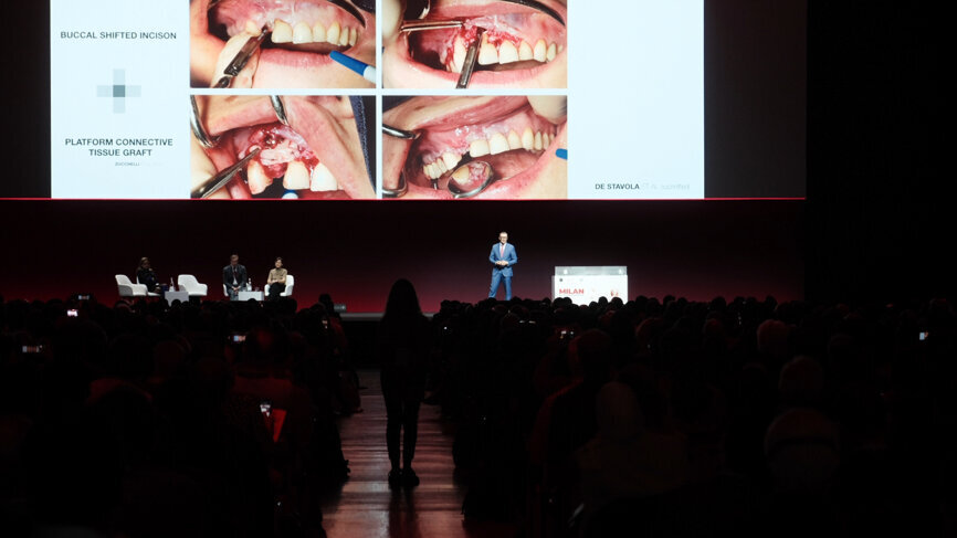 Italian Dr Luca De Stavola presents on some key aspects of surgical  management.