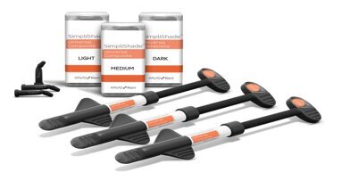 SimpliShade dekt alle 16 VITA tinten met slechts 3 kleurtinten.