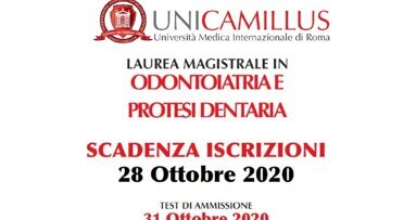 Nuovo Corso di Laurea Magistrale in Odontoiatria e Protesi Dentaria in UniCamillus