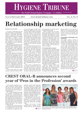 Hygiene Tribune U.S. No. 8, 2011