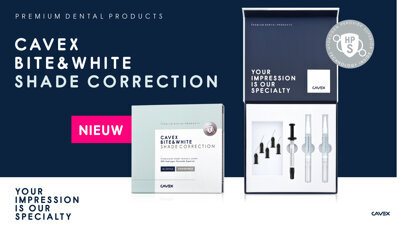 Nieuw! Cavex Bite&White Shade Correction