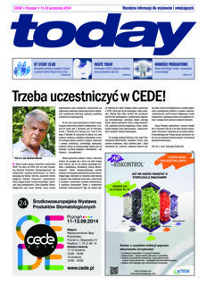 today CEDE Poznań 2014 today CEDE Poznań 2014