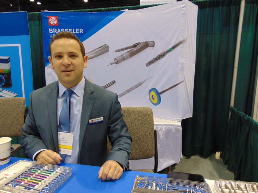 Dan Krashin of Brasseler USA. (Photo by Fred Michmershuizen/Dental Tribune USA)