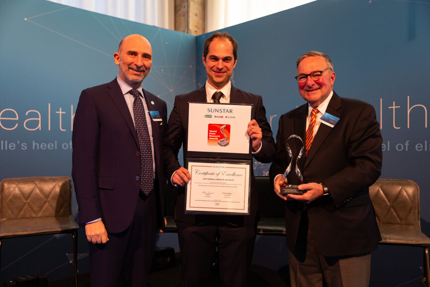 From left to right: Prof. Maurizio Tonetti, Prof. Stefan Listl and Prof. Robert Genco.