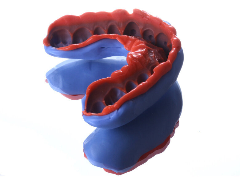 Fig. 18. Llave de silicona diseñada a partir del modelo impreso en 3D. 