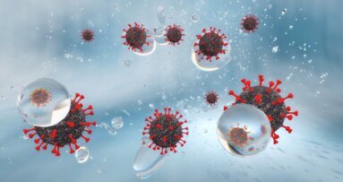 Decontaminazione e riduzione degli aerosol mediante lavaggio con acqua ozonizzata