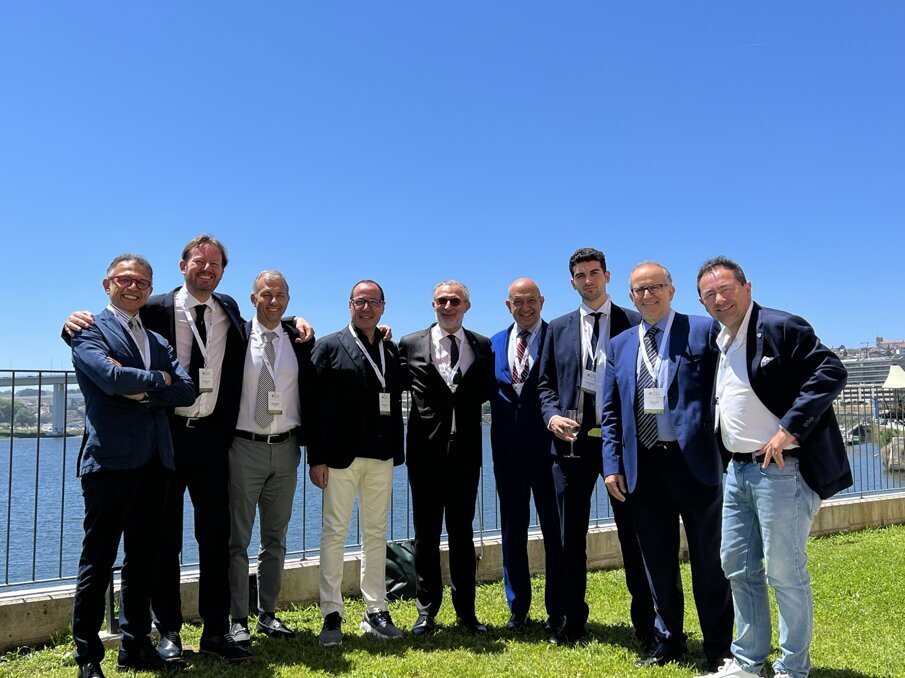 Alcuni degli italiani presenti all'evento.